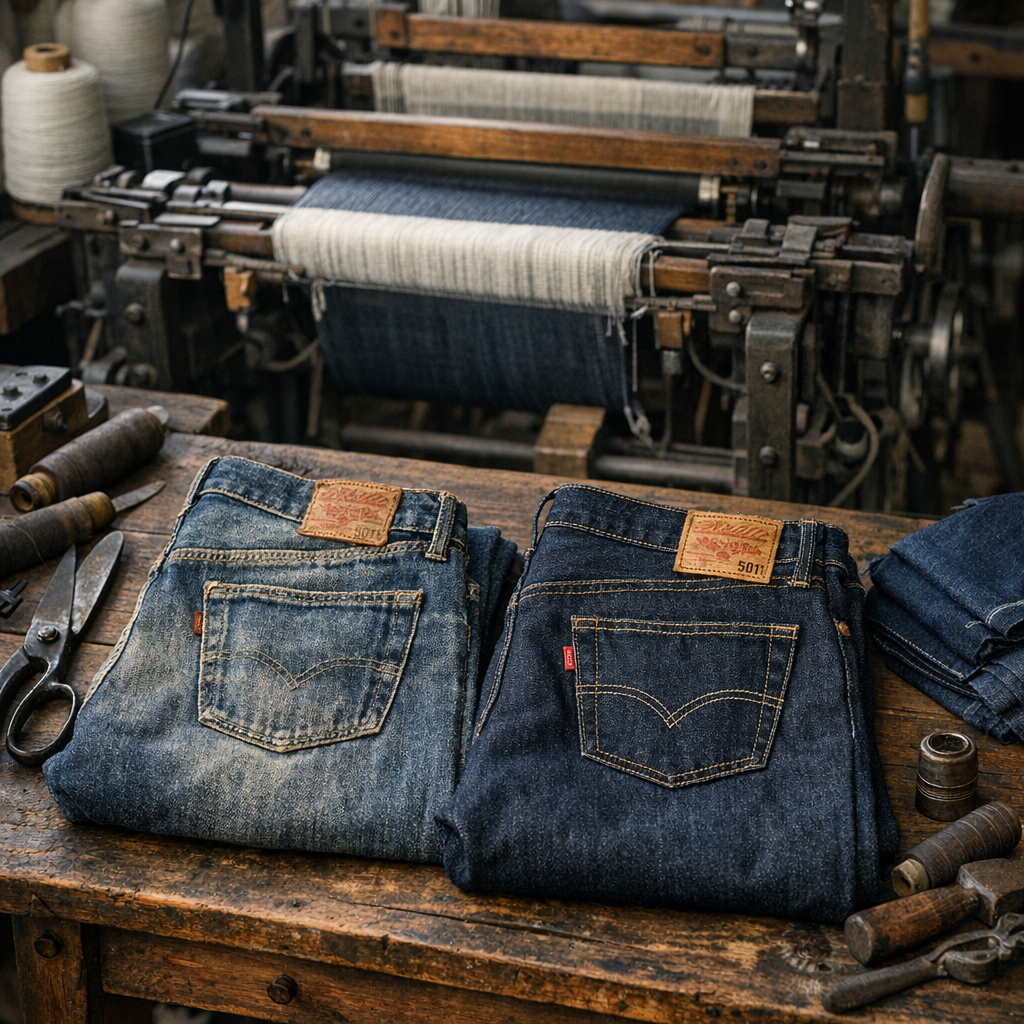 Levi's 501XXのヴィンテージと現行品の比較の歴史的背景